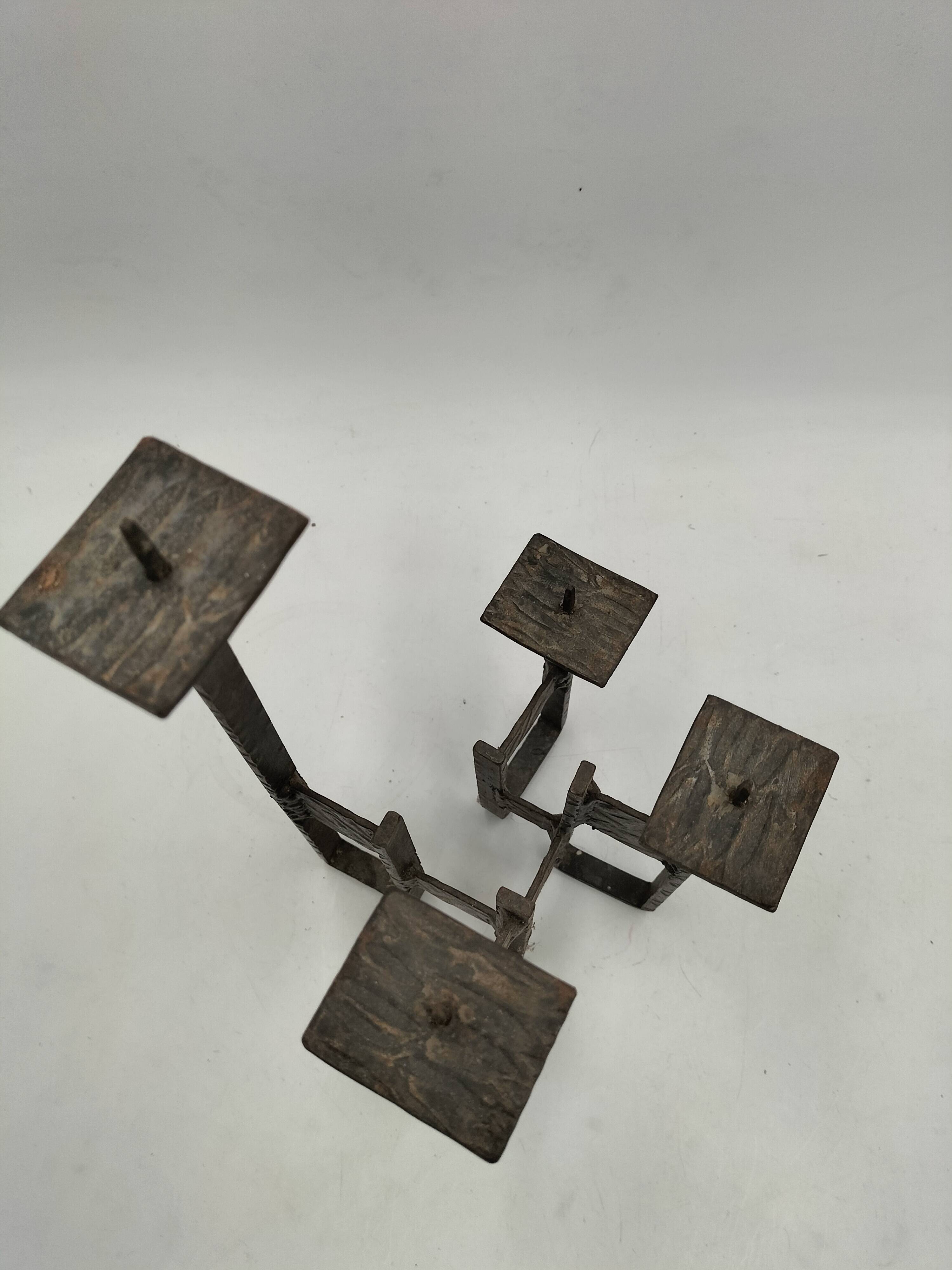 Brutalist candle holder