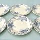Set of 6 plates of the Art Faïencerie de Choisy-le-Roi