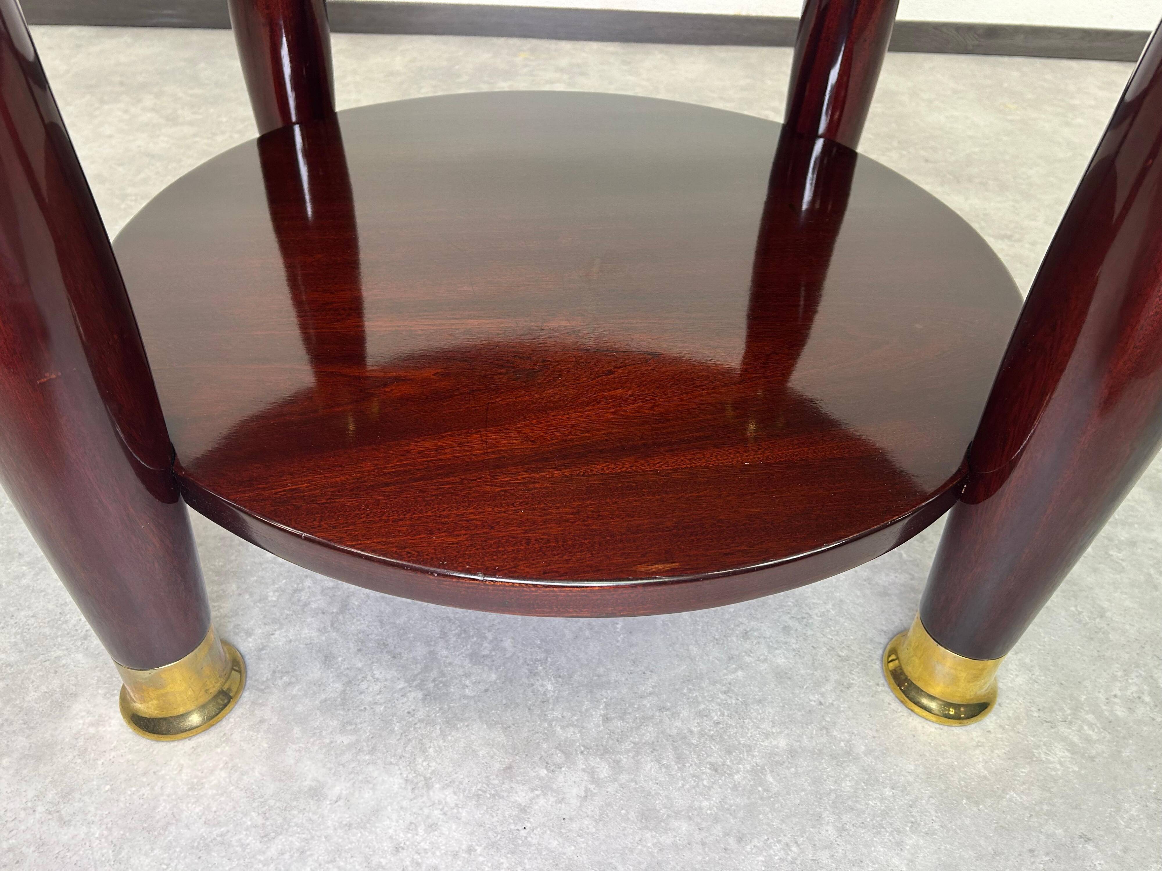 Extra rare coffee table by Adolf Loos for Fridrich Otto Schmidt.