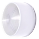 Ceiling lamp or wall lamp Holophane white opaline glass 1970 diameter 30cm