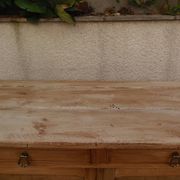 Art Deco buffet in natural wood, authentic charm.