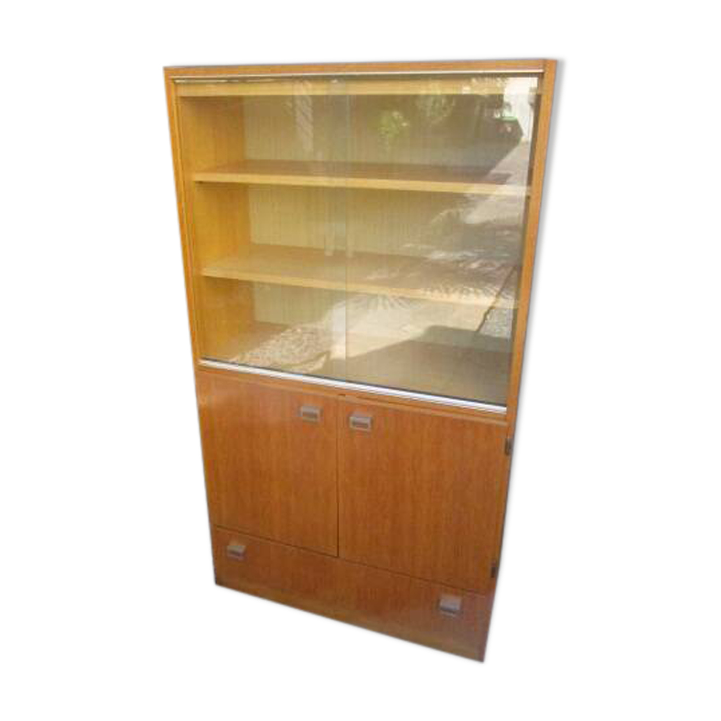 Vintage glass cabinet from the 60s