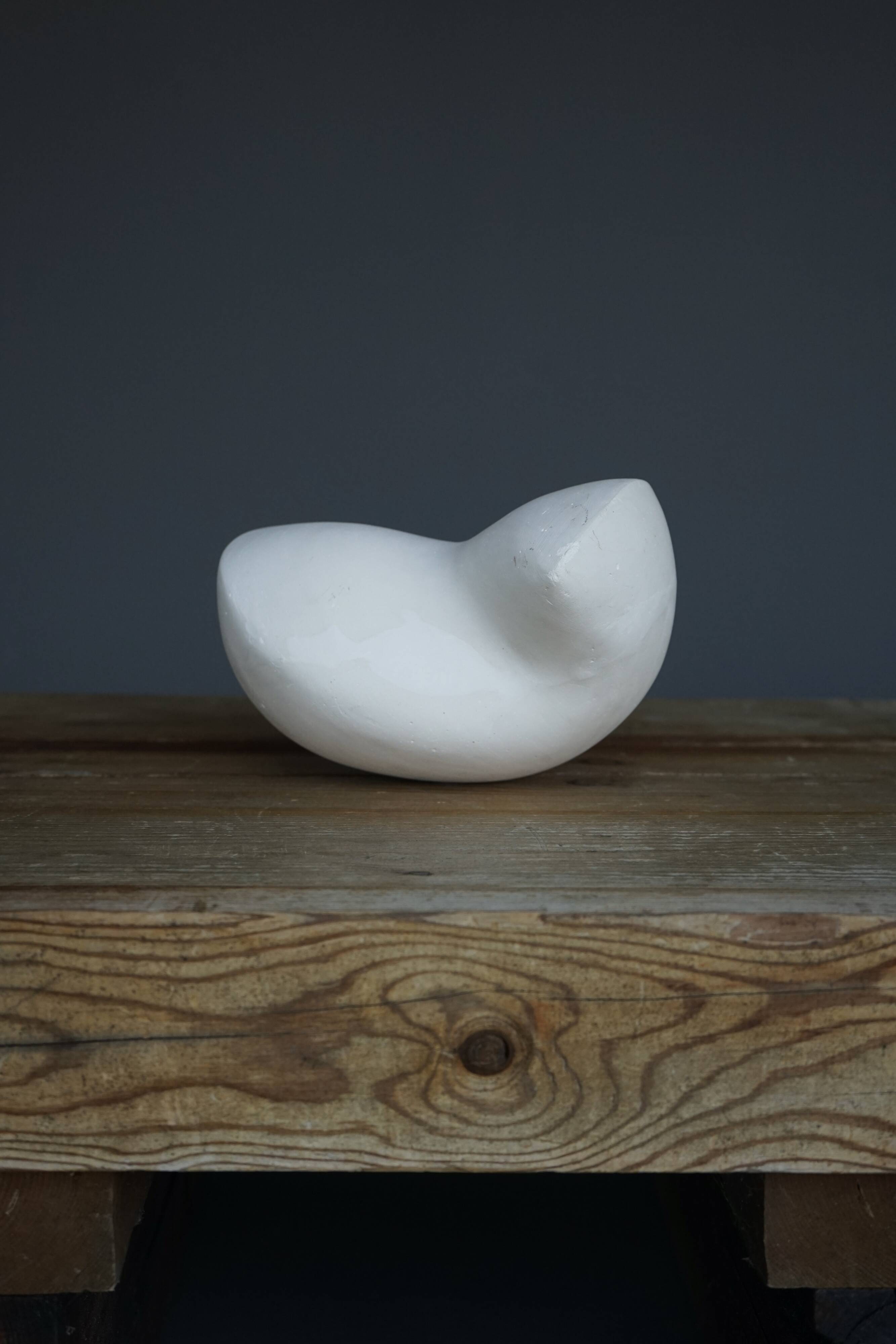 Small Abstract Plaster Sculpture, 1970s