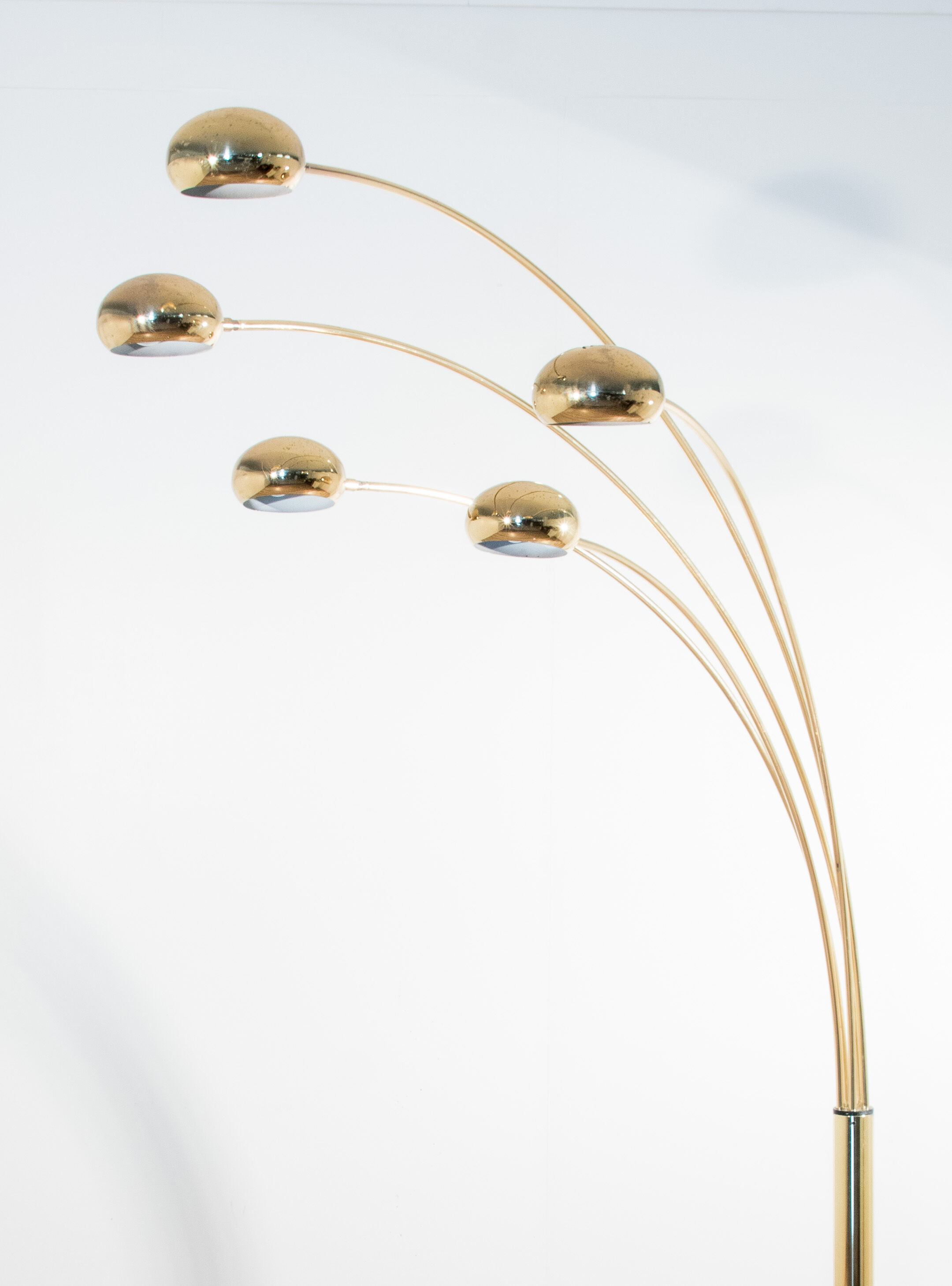 5 arm mid-century italian floor lamp