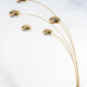5 arm mid-century italian floor lamp