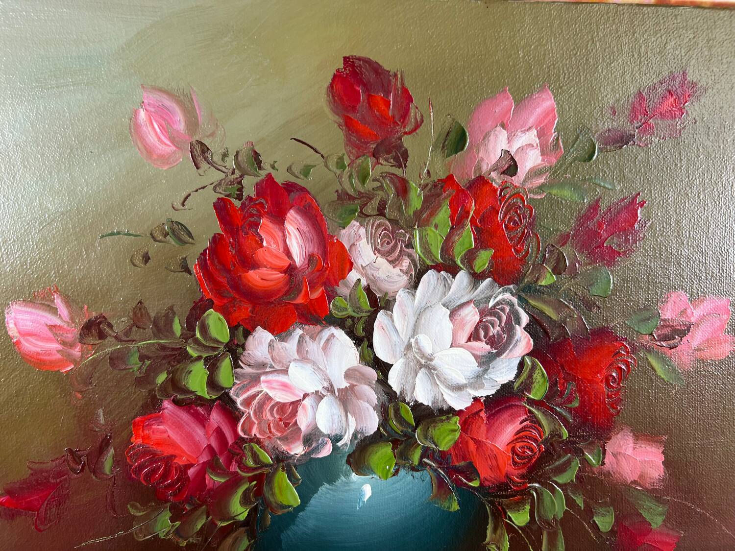 Oil painting painting bouquet of flowers