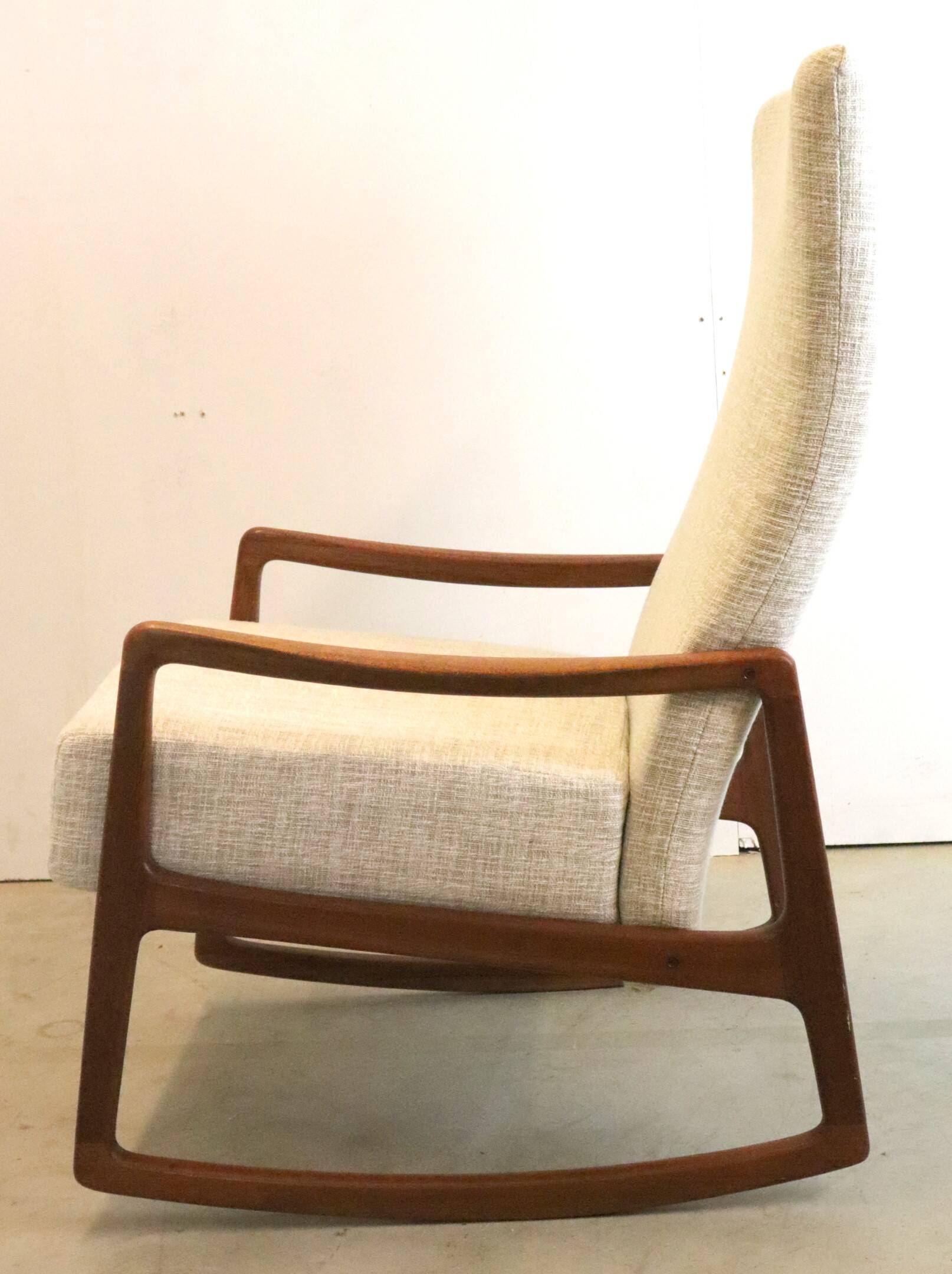 Ole Wanscher pour France & Son rocking chair 'Ulfborg' vintage