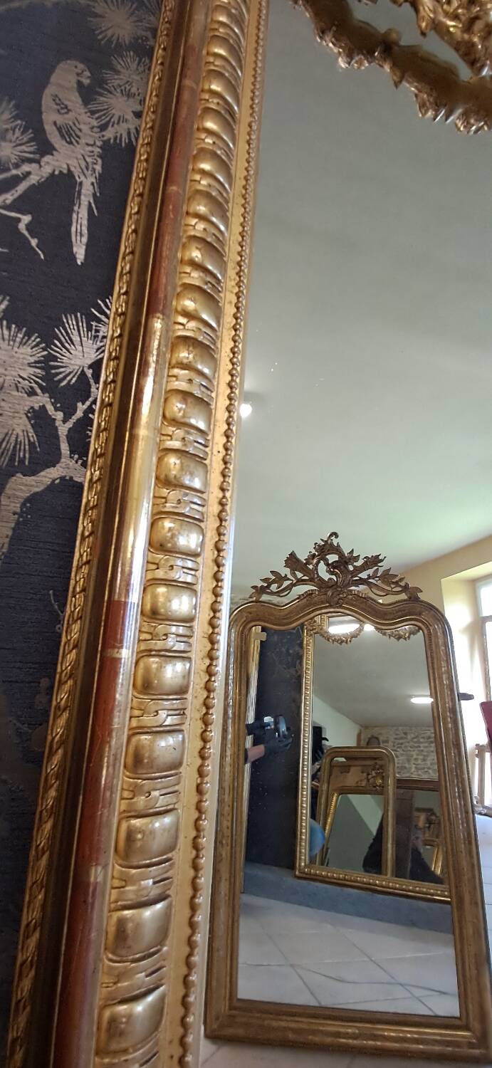 19th century mirror 175 x 92