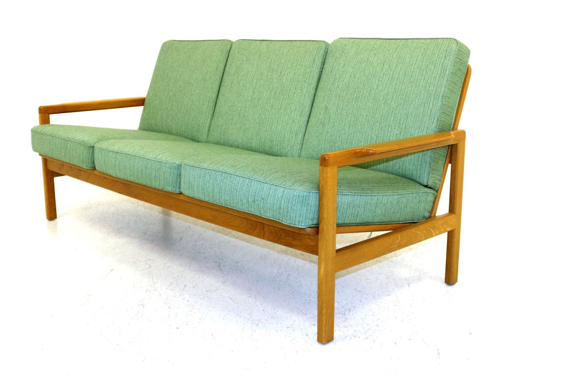 3-seater oak sofa, Sweden, 1960