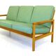 3-seater oak sofa, Sweden, 1960
