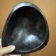 signed black wood fruit basket