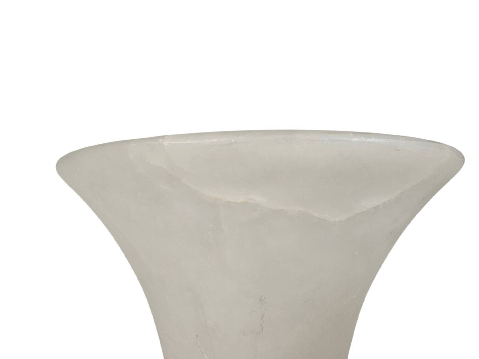 Alabaster - Uplighter - Pegasam - Chalice-style lamp - Spain - 1970s