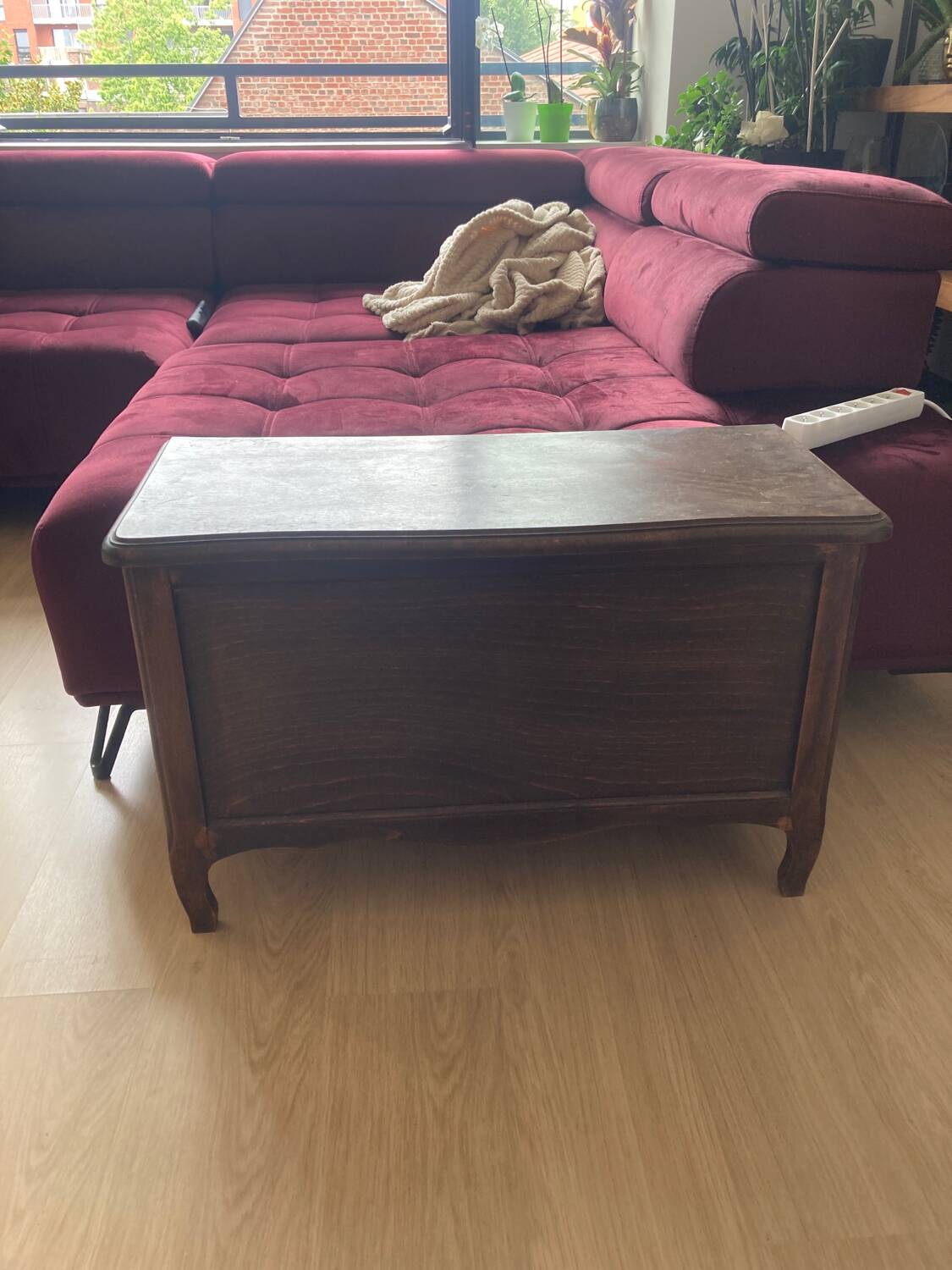 Old wooden chest