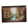 Large oil painting on canvas signed Miguel