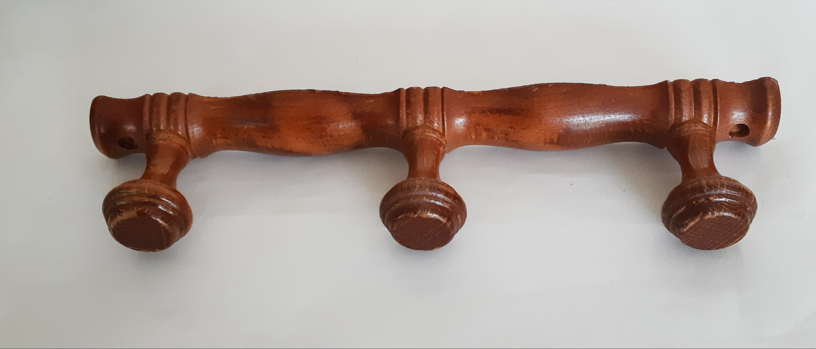 Wooden coat rack