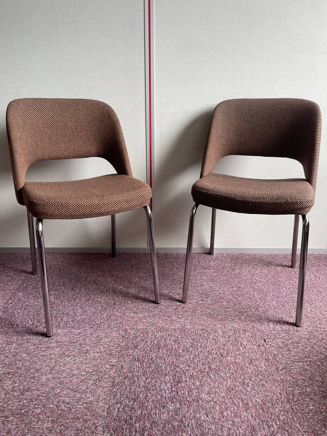 Set of 6 barrel chairs