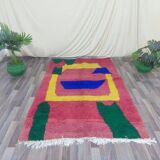 Traditional natural wool rug 250cm x 150cm