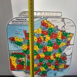 Vintage educational game: France's departments codification Mob