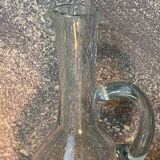 Small bubble glass jug