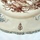 Assiette HB Choisy le Roi série Louis XIII modèle La RIVIERE