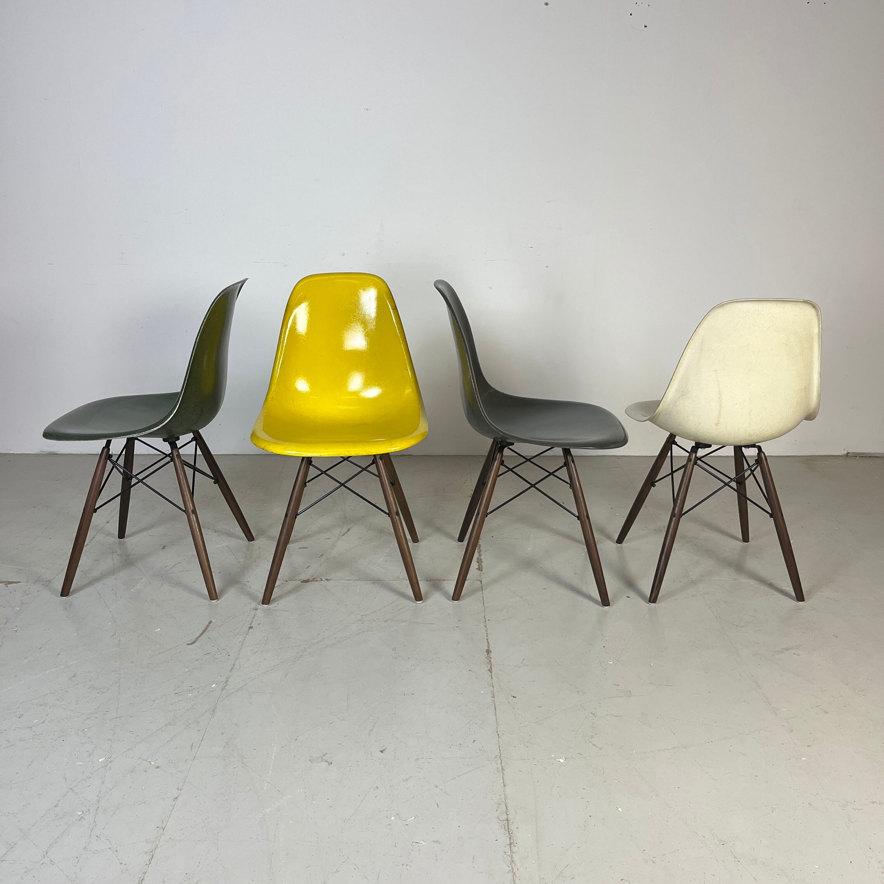 DSW side chairs by Charles & Ray Eames for Herman Miller