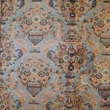 Vintage indian carpet tabriiz handmade 126cm x 188cm 1960s, 1c736