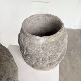 Pair of cement planters, 1900