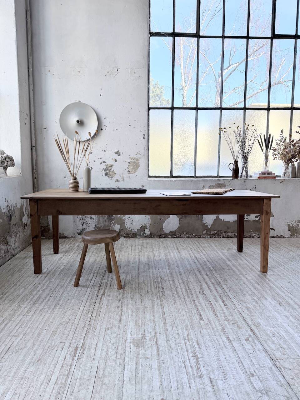 XL oak farmhouse table 1950 235cm