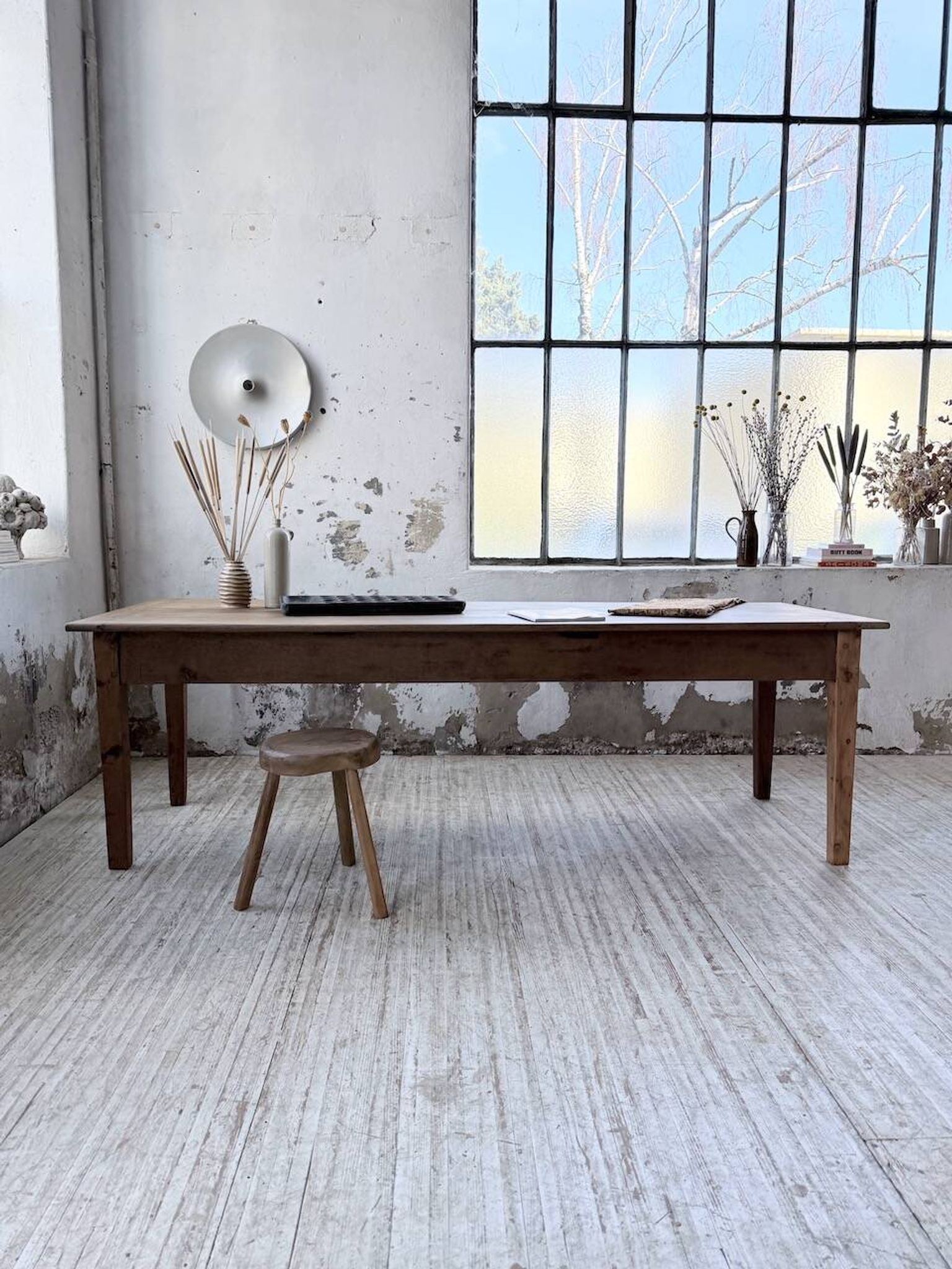 XL oak farmhouse table 1950 235cm