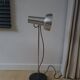 Vintage floor lamp from the mid-century, chrome, presumably from the 1970s.