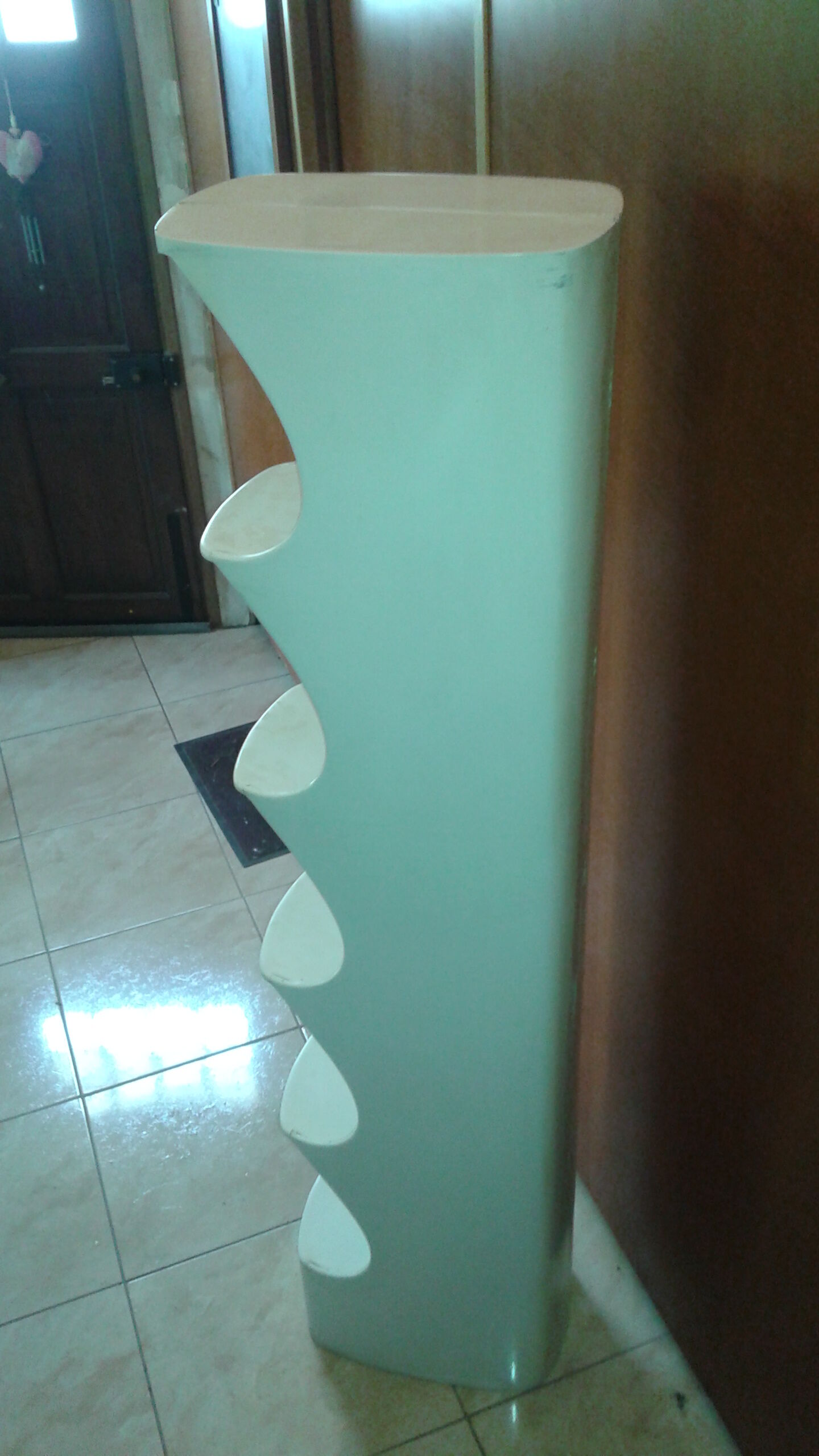 Shelf Rodier in resin and fiber design Valeric Doubroucinskis 1960