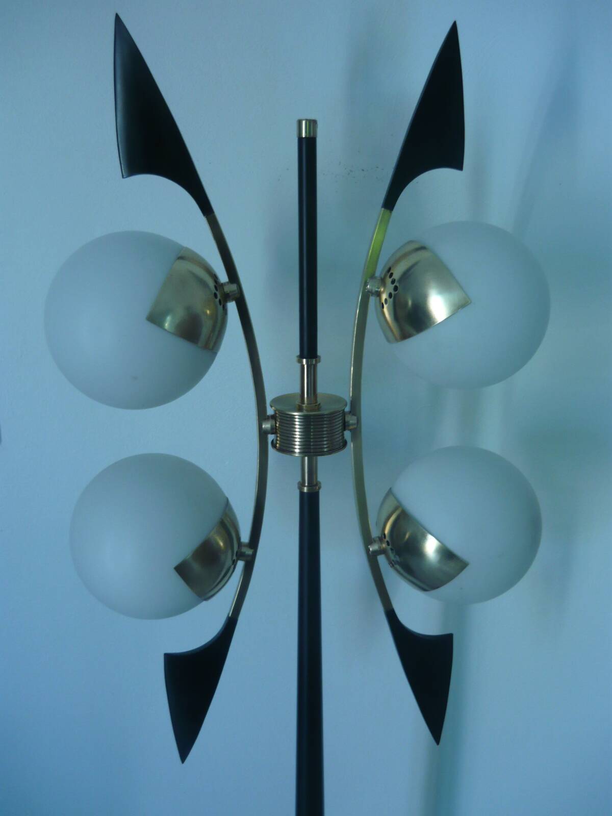 Rare vintage floor lamp from the 50s produced by Maison Arlus