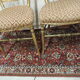 Paire de chaises en bois doré NIII