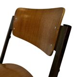 Set Of Four Compass Chairs 1960 Dutch Design School Chairs