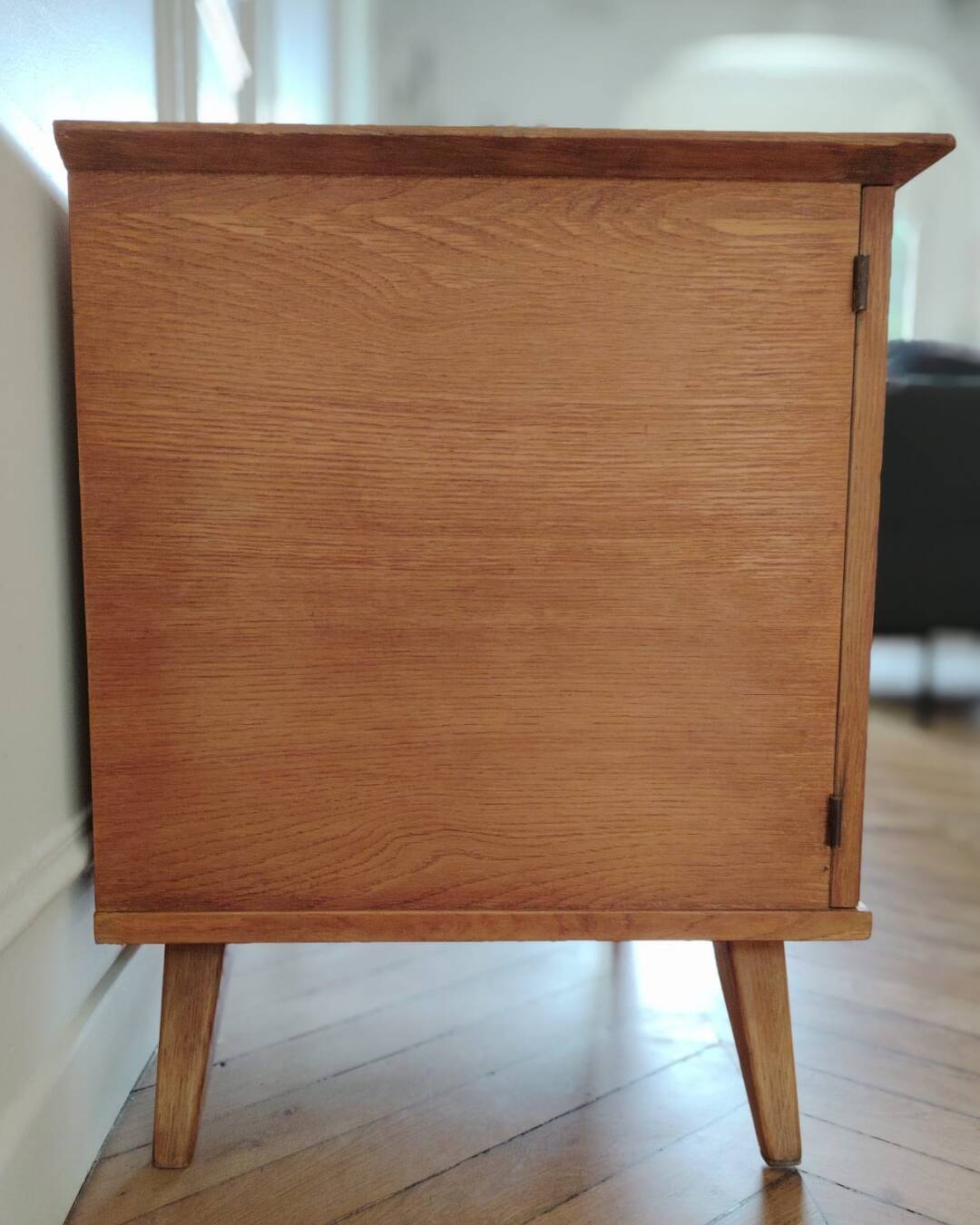 Renovated vintage vinyl cabinet, 1960s