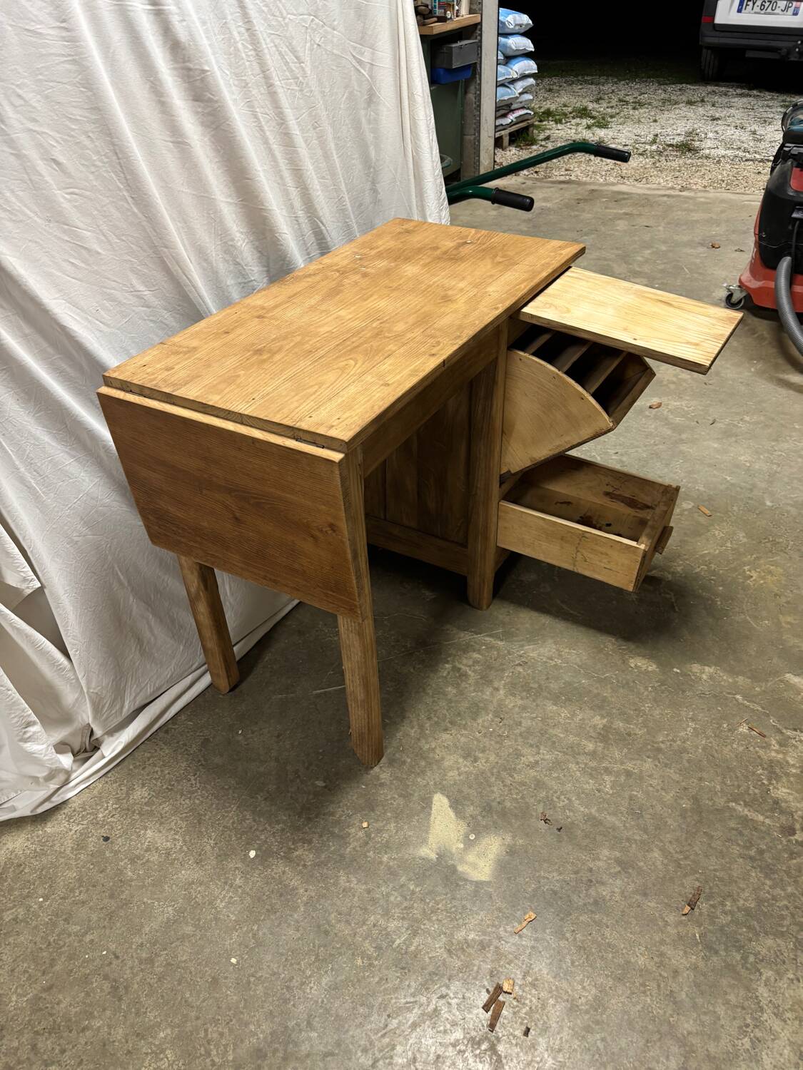 Wooden desk