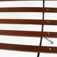 portariviste vintage legno metallo ed inserti in ottone