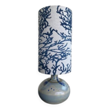 Vintage glazed stoneware lamp