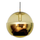 Golden Space Age Glass Pendant Lamp by Peill and Putzler