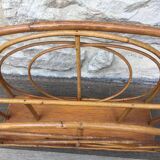 Rattan magazine rack