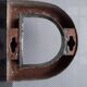 Store sign letter D in zinc