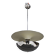 Lustre Bauhaus chromé des années 1930 par Anyz, Tchécoslovaquie