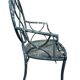 4 Provençal wrought iron armchairs from the 50s
