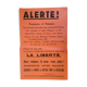 Original poster May 68 "Alert!" by "the defense committees for the republic France 1968