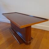 Art deco mahogany lounge table