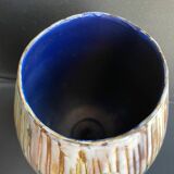 Vase signed workshop Cerenne - Ceramics of Vallauris - Entirely handmade
