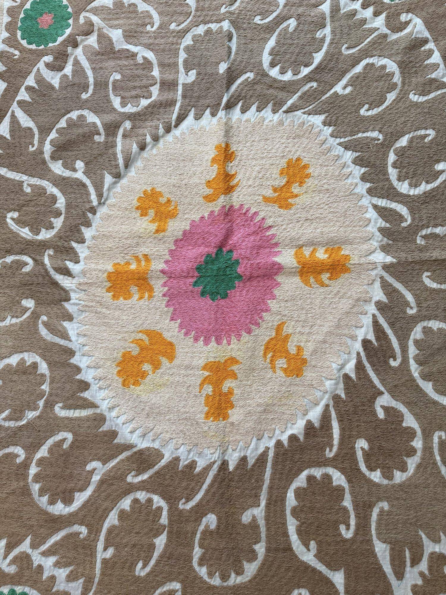 Vintage hand-embroidered tablecloth 116x160 cm