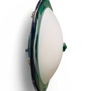 Italian design glass wall light post-modern 1980 Alberto Giberti