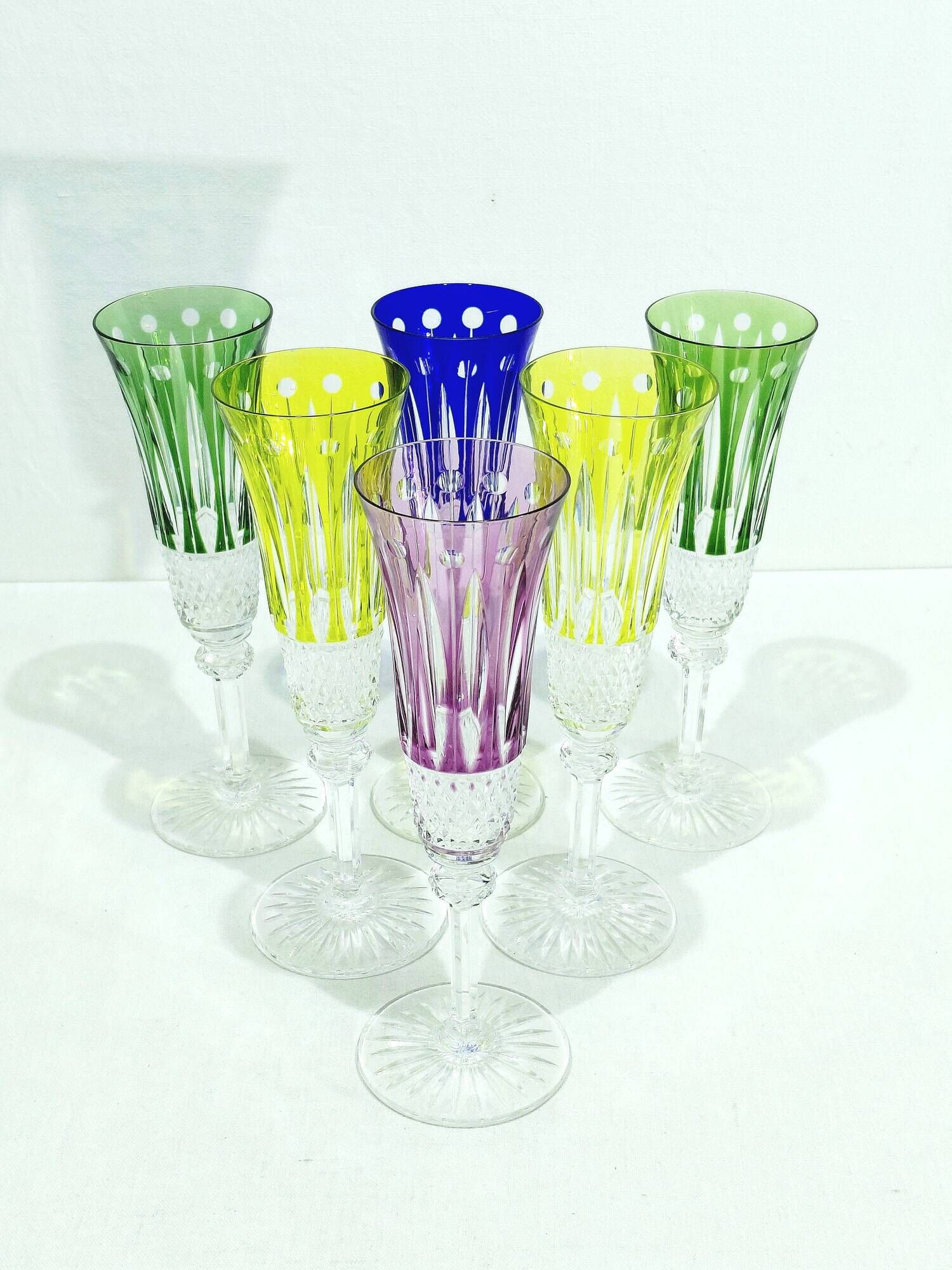 Saint-Louis - 6 Champagne Flutes Model Tommy