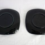 2 cups with saucers New Time Boch Frères 1955